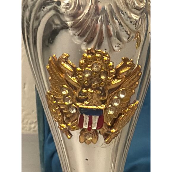 Vintage Silver Plated Salt and Pepper Shakers LA FRANCE REG Made in USA SPC 833 - Picture 2 of 10